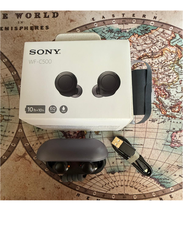 Auriculares Bluetooth Sony WF-C500 Negros