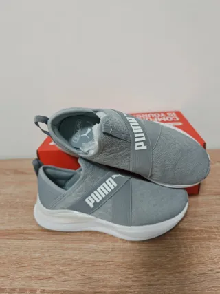 Sneakers Puma Donna Grigie Taglia 37.5 Nuove