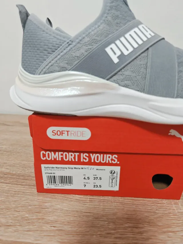 Sneakers Puma Donna Grigie Taglia 37.5 Nuove