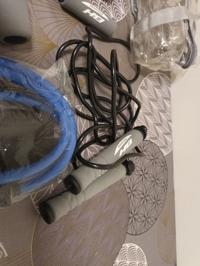 Set BH Fitness: Mancuernas, Agarre y Cuerda