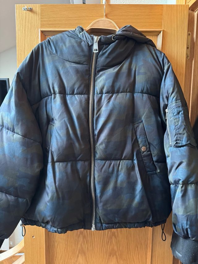 Abrigo acolchado camuflaje