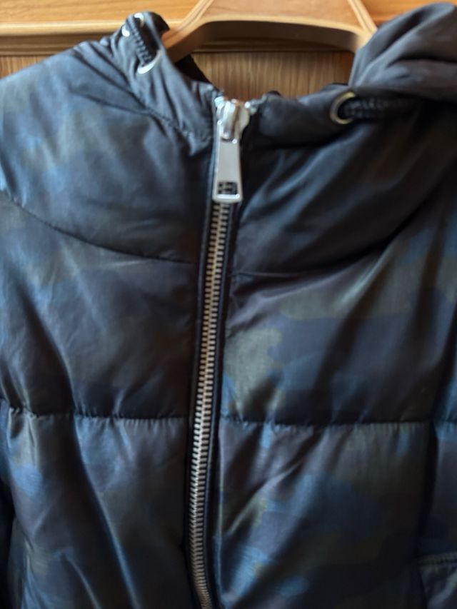 Abrigo acolchado camuflaje