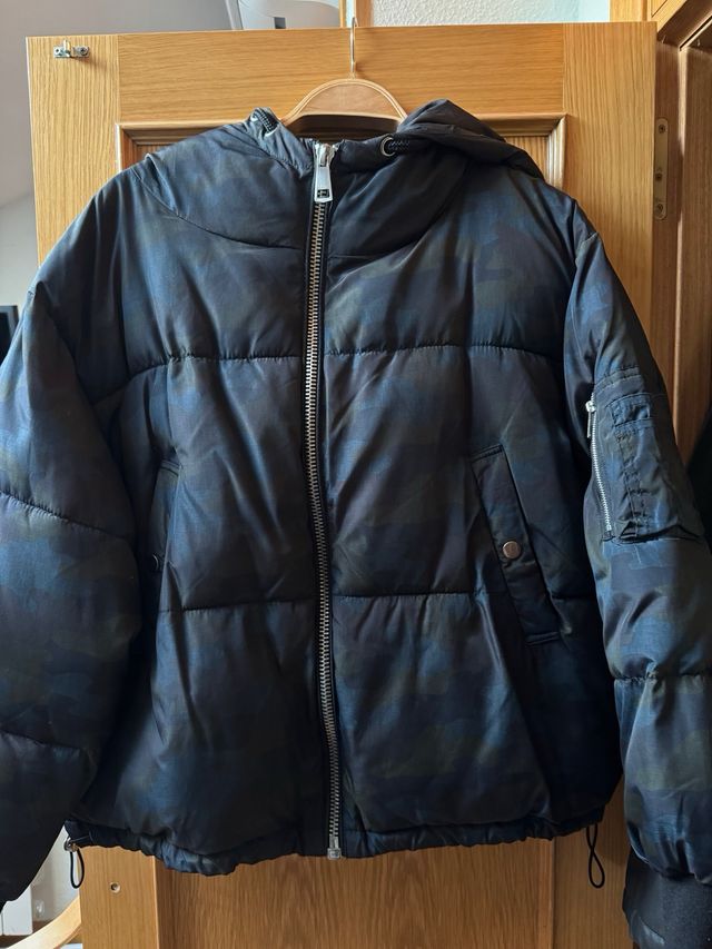 Abrigo acolchado camuflaje