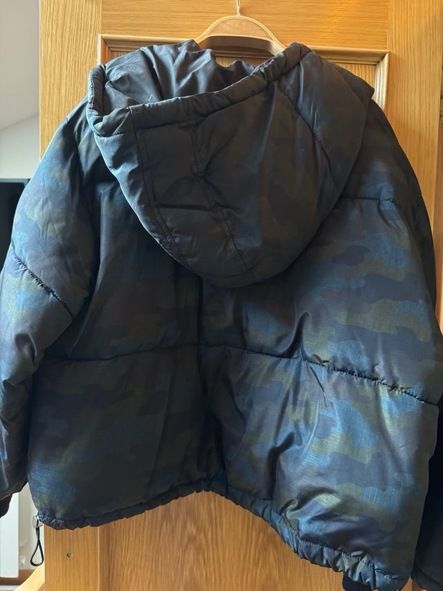 Abrigo acolchado camuflaje