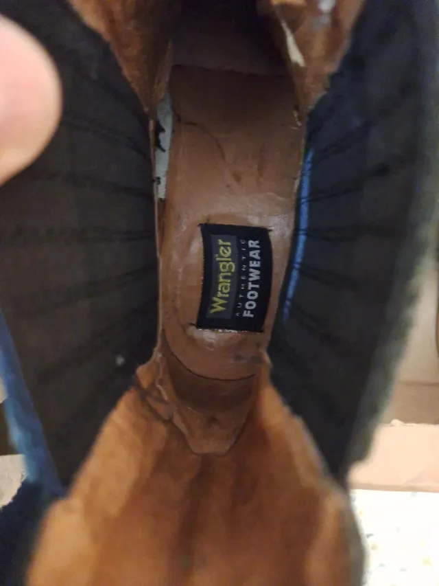 Botas Wrangler Talla 43 Cuero Negro