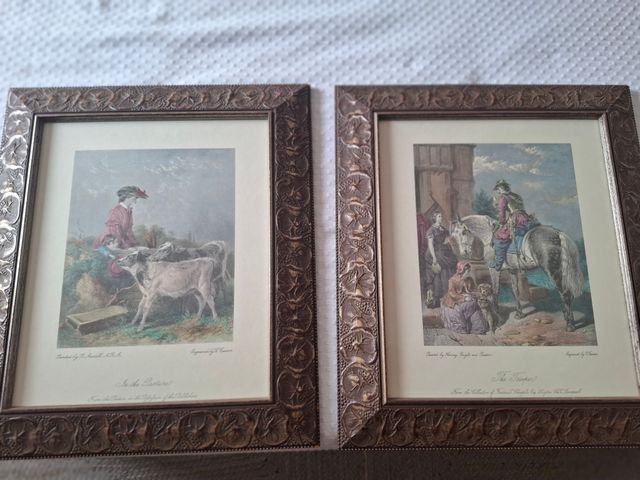 Conjunto de 2 cuadros In the Pasture