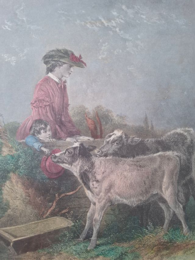 Conjunto de 2 cuadros In the Pasture