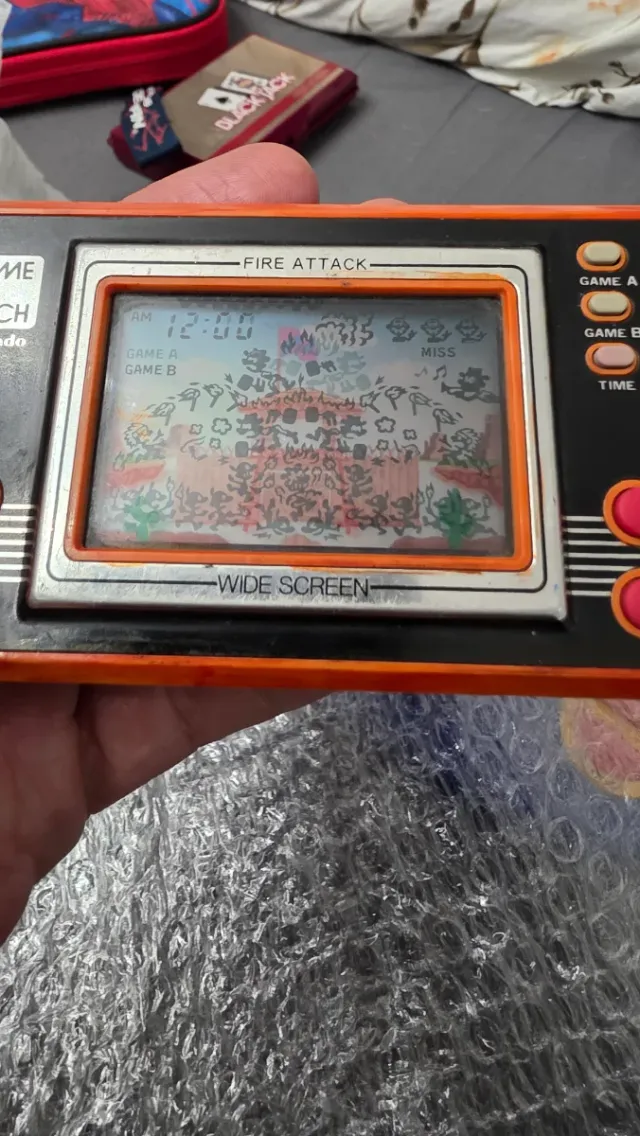 Nintendo Game & Watch Fire Attack Naranja