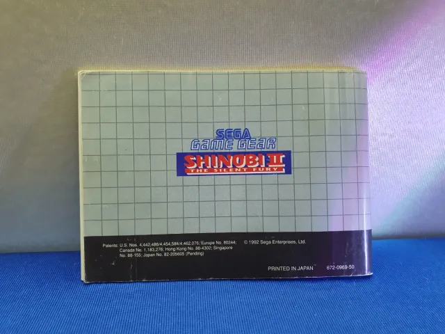 GAME GEAR SHINOBI II 2 IL GIOCO SILENT FURY