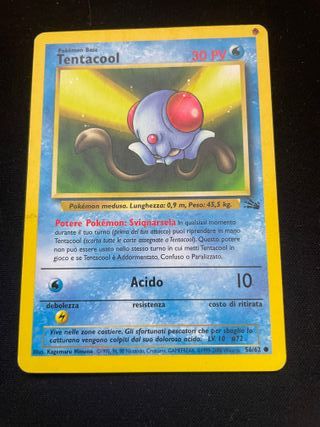 Tentacool 56/62 Fossil Pokémon TCG ITA