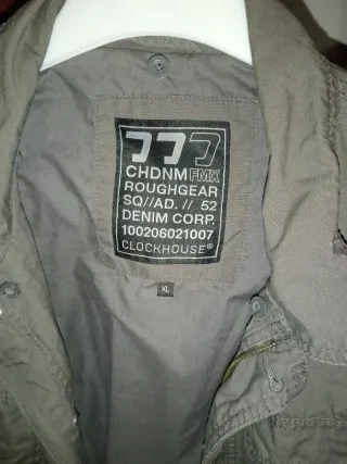 Chaqueta hombre verde militar