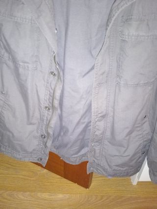 Chaqueta hombre verde militar