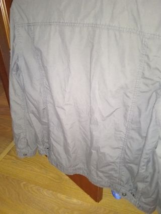 Chaqueta hombre verde militar