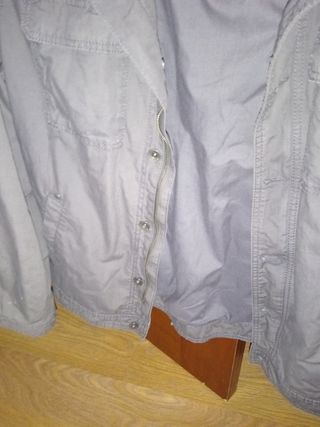 Chaqueta hombre verde militar