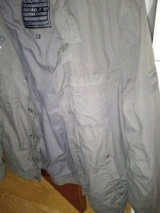 Chaqueta hombre verde militar