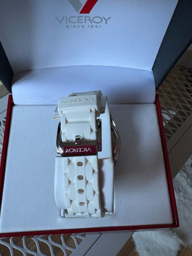 Reloj Viceroy Mujer Blanco y Plateado