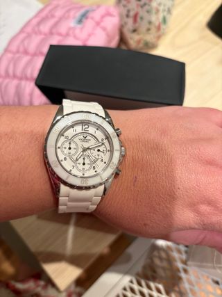 Reloj Viceroy Mujer Blanco y Plateado