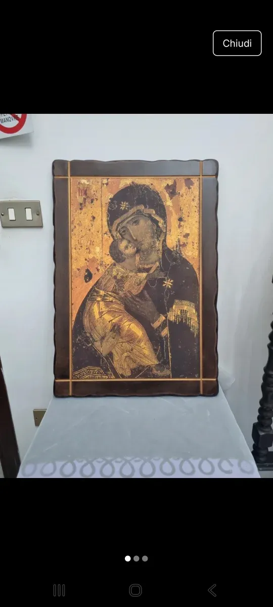 Dipinto sacro Madonna con Bambino
