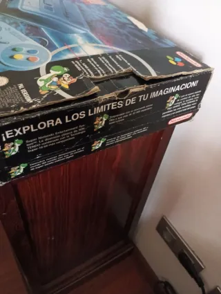 Super Nintendo SNES Caja y Accesorios