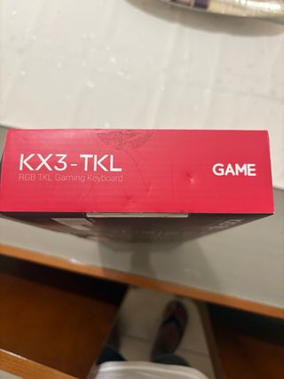 Teclado GAME KX3-TKL RGB Gaming