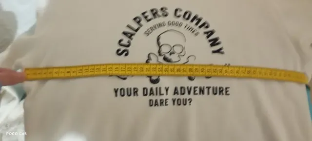 Sudadera Scalpers blanca roto talla 14