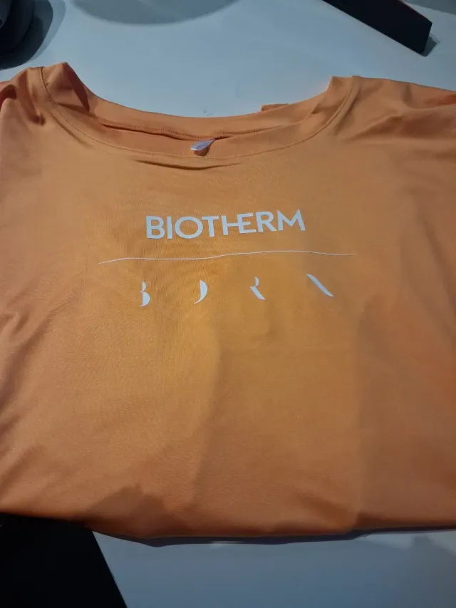 Pack 2 Camisetas Deporte Biotherm Naranja 