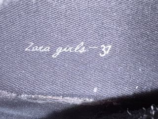 Botas Zara negras con tachuelas