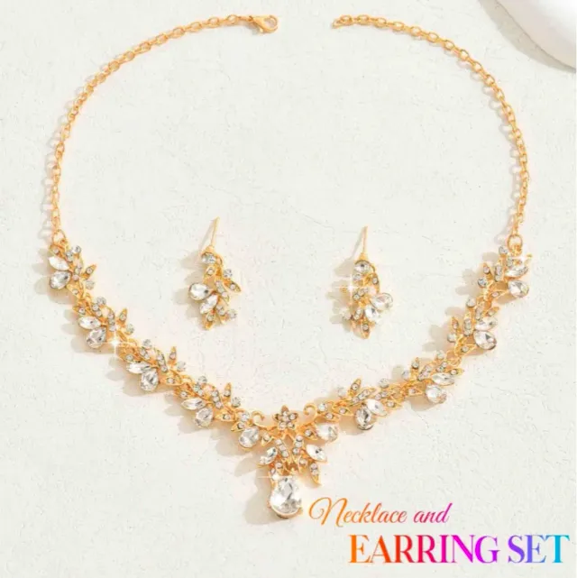 Conjunto Collar y Pendientes bisutería