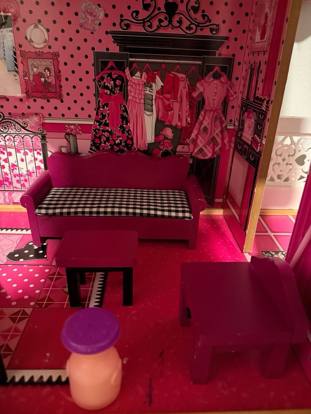 Casa de muñecas KidKraft rosa