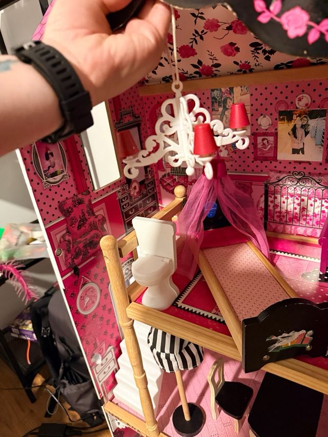 Casa de muñecas KidKraft rosa