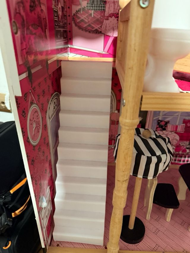 Casa de muñecas KidKraft rosa