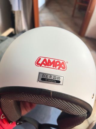 Casco semi-integrale bianco opaco