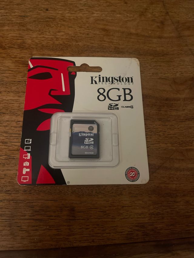 Tarjeta Memoria Kingston 8GB SDHC