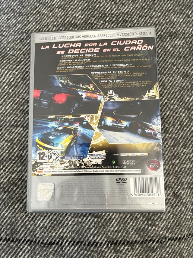 Need for Speed Carbono PS2 Platinum