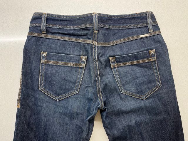 Jeans dritti Sisley donna blu scuro