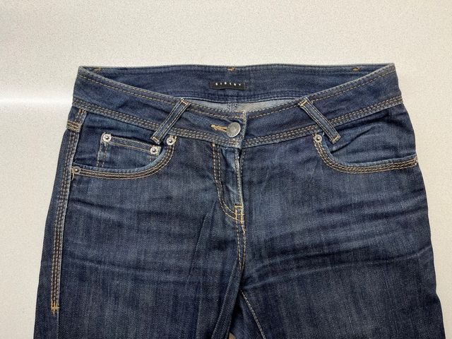 Jeans dritti Sisley donna blu scuro