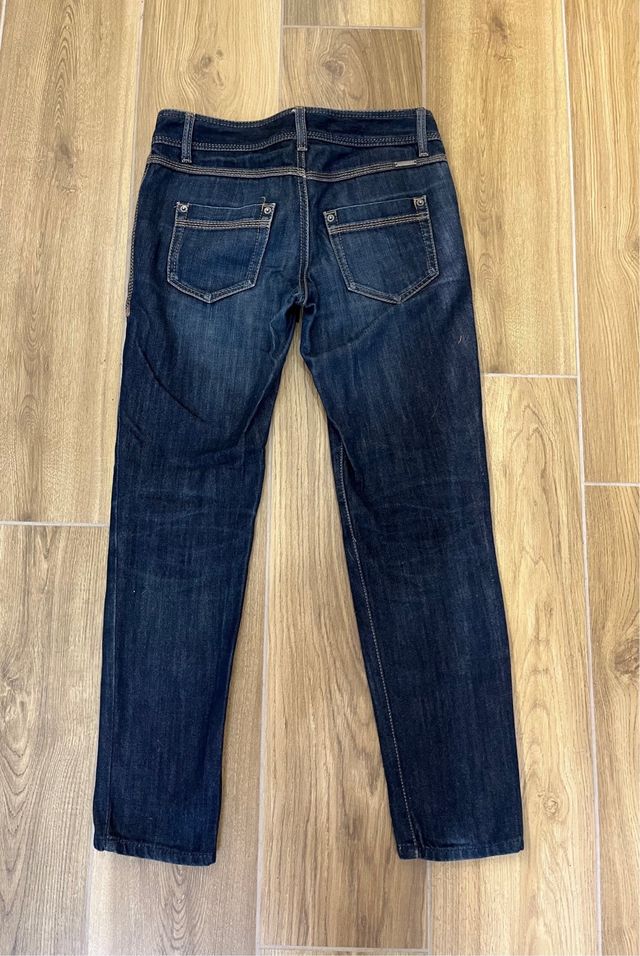 Jeans dritti Sisley donna blu scuro