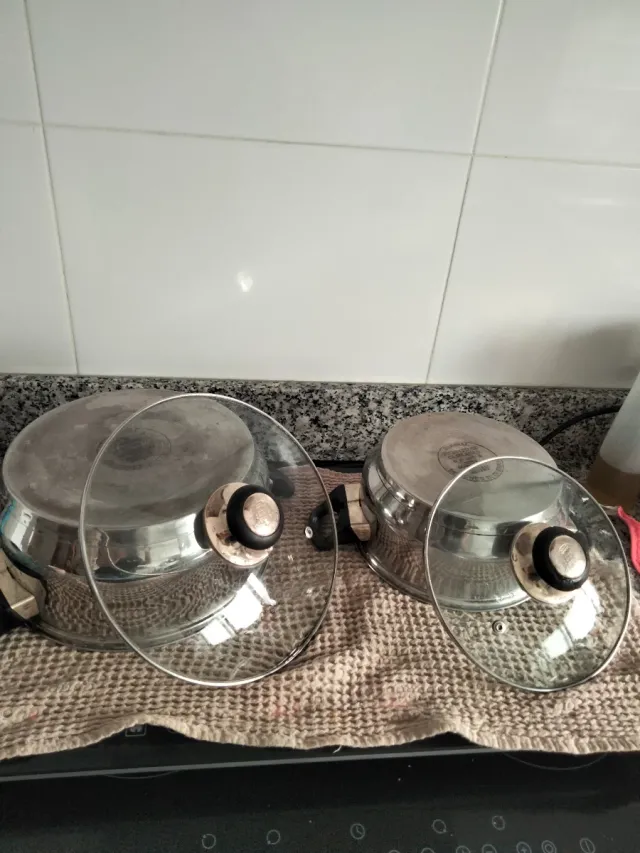 Lote de 2 cazuelas alemanas Solingen