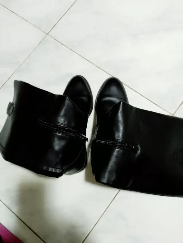 Stivali pelle alti al ginocchio donna Tg.36