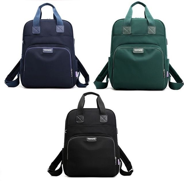 Mochila Nylon Gran Capacidad entrada USB