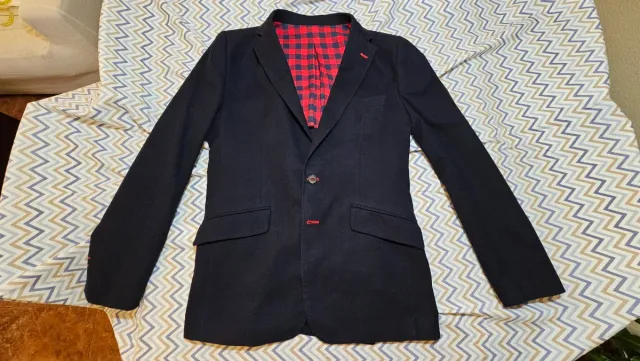 Americana El Ganso Talla 50 Azul marino oscuro