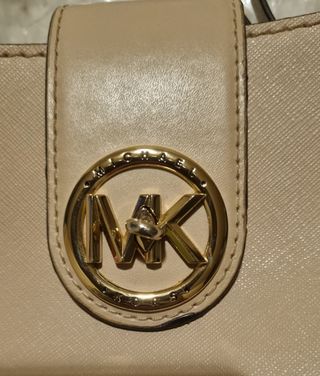 Bolso Michael Kors Rosa y Dorado