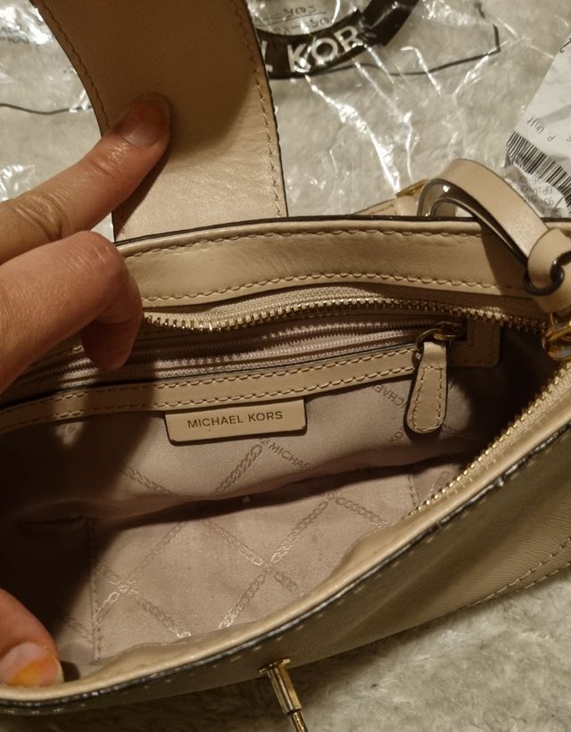 Bolso Michael Kors Rosa y Dorado