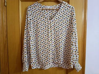 Camisa Sfera Estampada Manga Larga Talla M