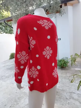 Maglia Natale Renna Rossa Taglia Unica