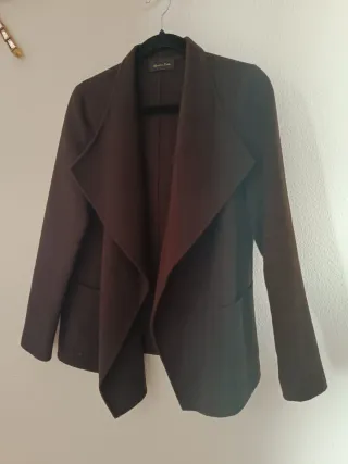 Massimo Dutti Chaquetón Marrón