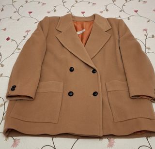 Abrigo beige mujer Santa Eulalia