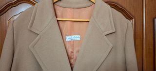 Abrigo beige mujer Santa Eulalia