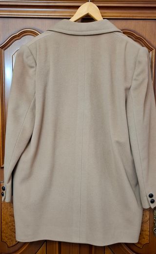 Abrigo beige mujer Santa Eulalia
