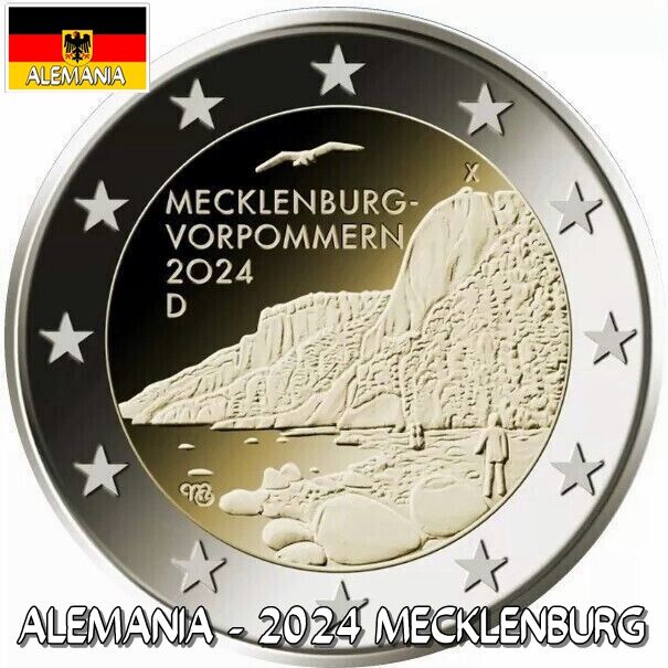 Moneda 2€ Alemania 2024 Mecklenburg